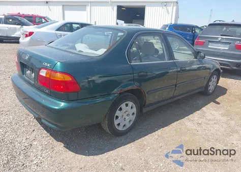 2000 Honda Civic Lx z USA, uszkodzony, nr VIN JHMEJ6677YS002160